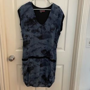 Daryl K designer silk tie dye dress fits like 6/8